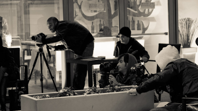 Backstage videoclip Red Crystal