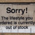 Banksy – Sorry the lifestyle that you have ordered is out of stock