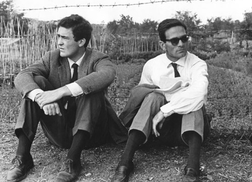 Bernardo Bertolucci e Pier Paolo Pasolini