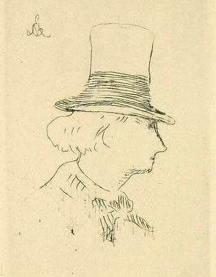 Charles Baudelaire by Manet