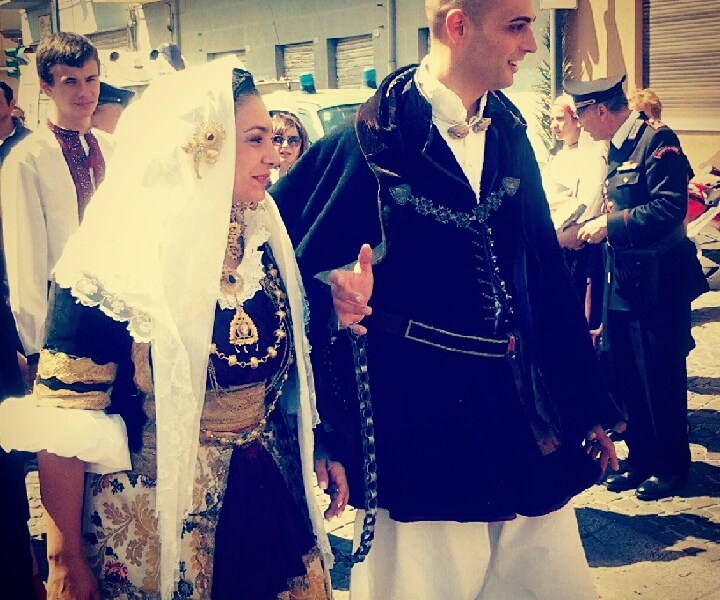 Selargius - Matrimonio selargino 2012 - Gli sposi