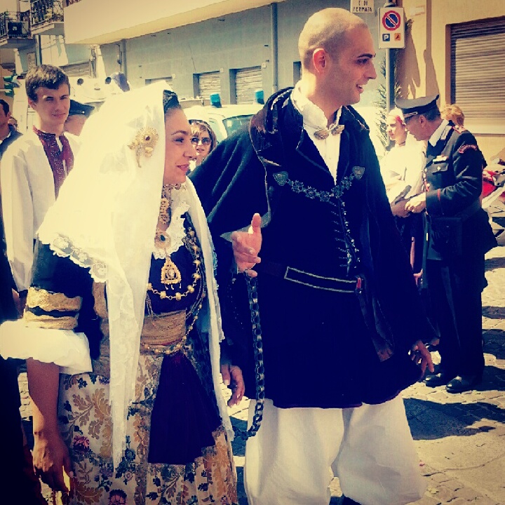 Selargius - Matrimonio selargino 2012 - Gli sposi