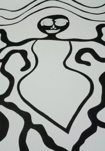 Ziodda in black by Brabs - step 1