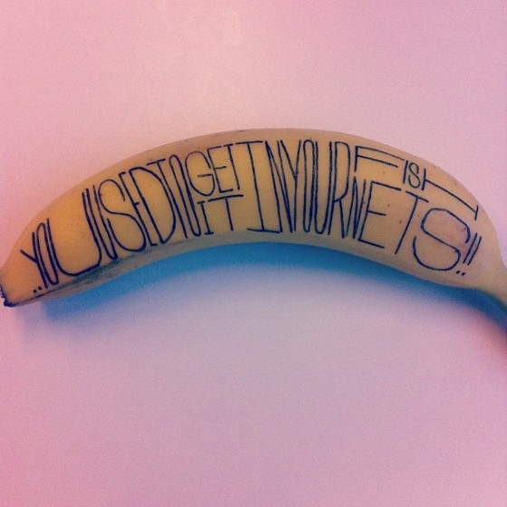 Mat Dolphin - Banana Drawings