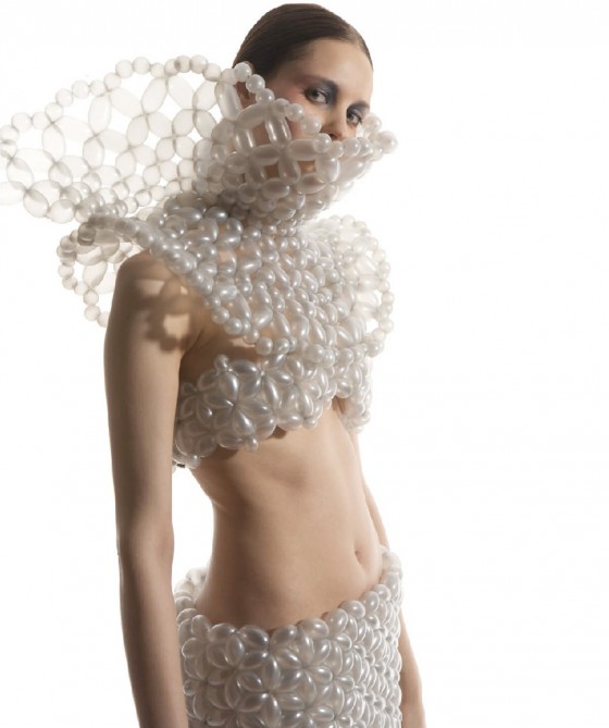 Balloon Dresses by Rie Hosokai