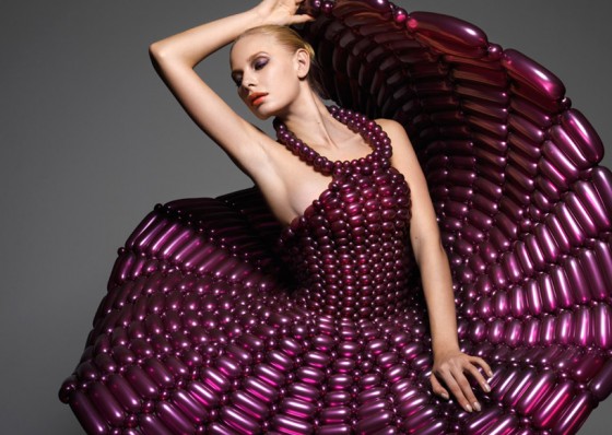 Balloon Dresses by Rie Hosokai