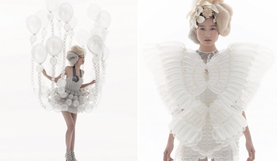 Balloon Dresses by Rie Hosokai