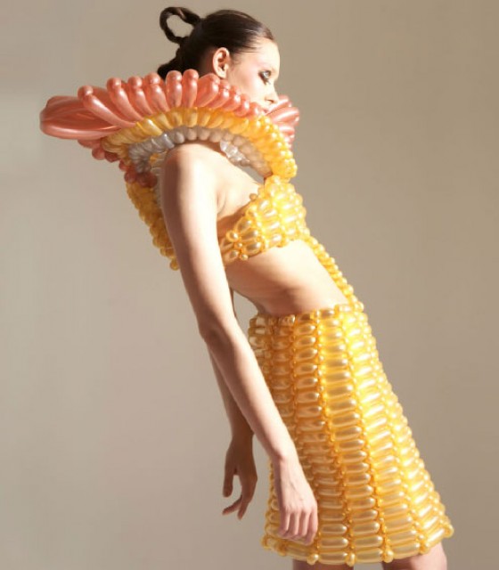 Balloon Dresses by Rie Hosokai