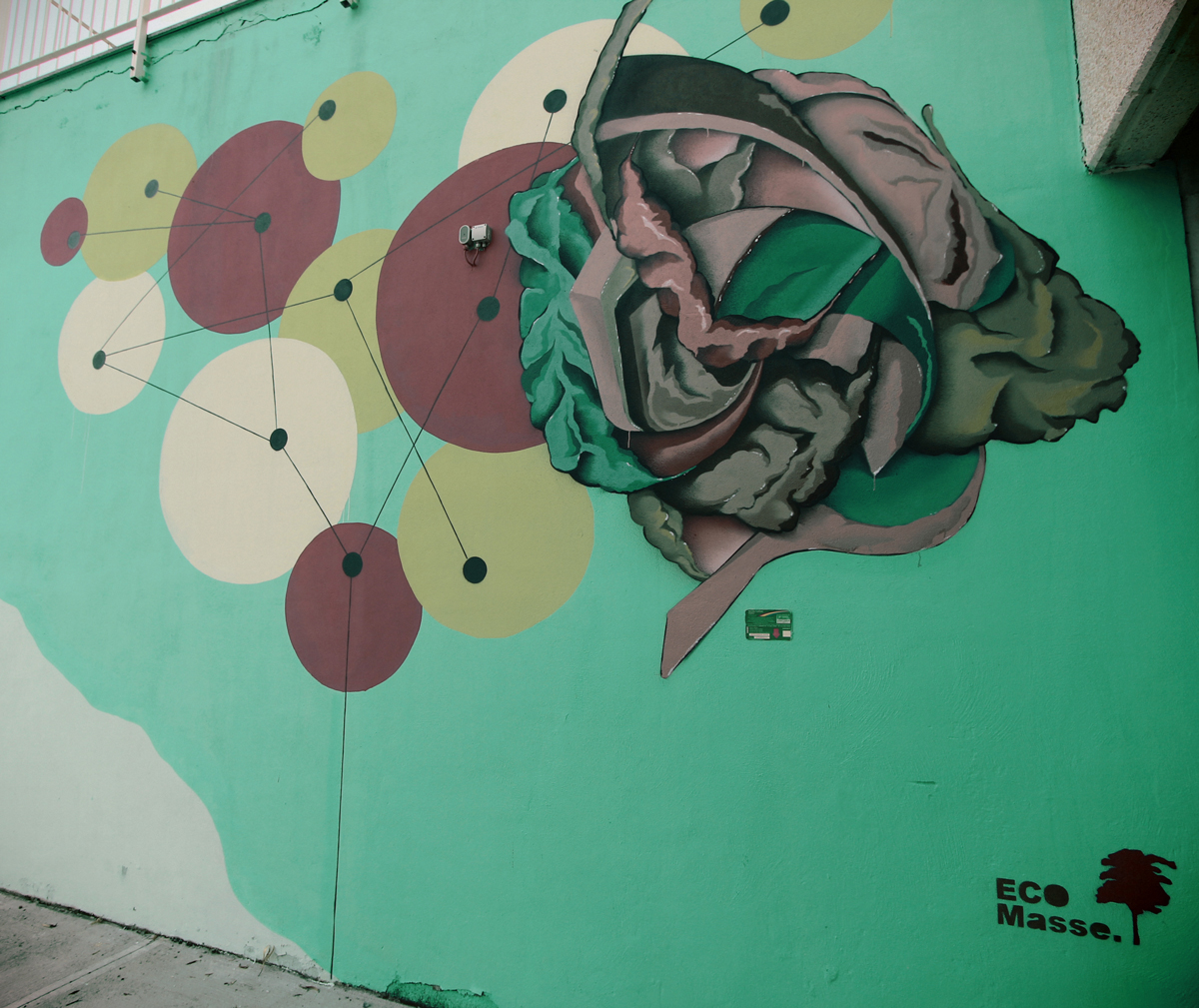 ECOMasse - Piscine di Provaglio d’Iseo. Muro interno