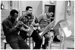 Miles Davis, Cannonball Adderley e John Coltrane