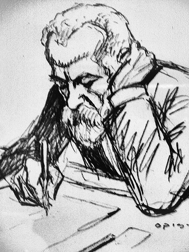 Antoni Gaudì (self portrait)