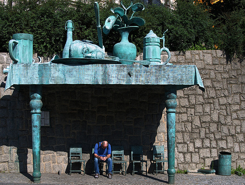 David Cerny - Liberec bus stop