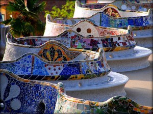 Park Guell - panchina ondulata