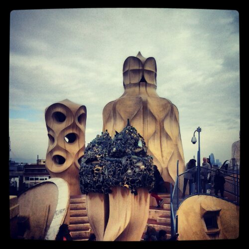 Casa Milà - terrazza