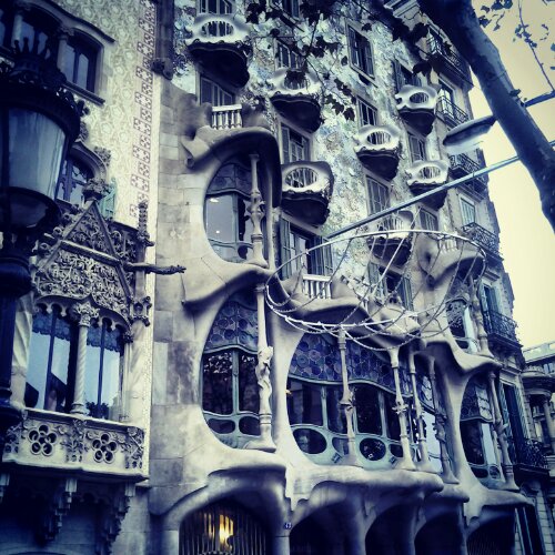 Casa Batllò progettata da Antoni Gaudì
