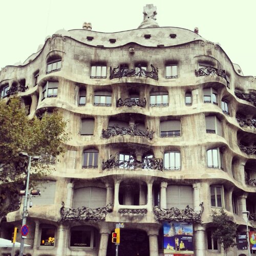 Casa Milà aka La Pedrera progettata da Antoni Gaudì