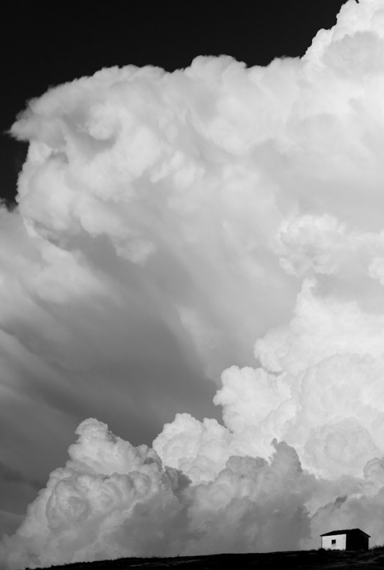 Behind a Little House