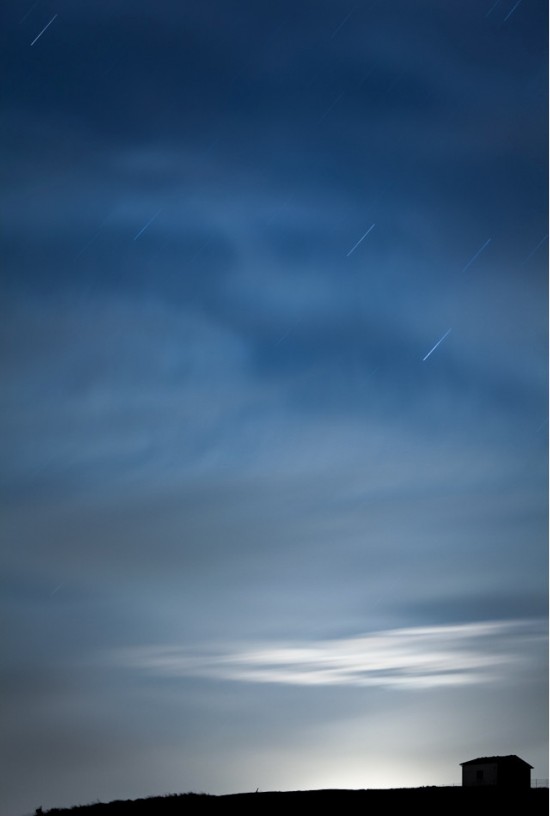 Behind a Little House