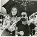 Martin Scorsese and Cybill Shepherd on the set of Taxi Driver