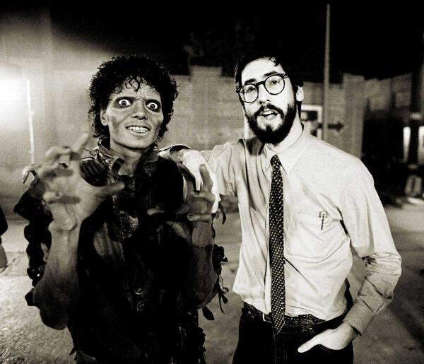 Michael Jackson and John Landis, 1983