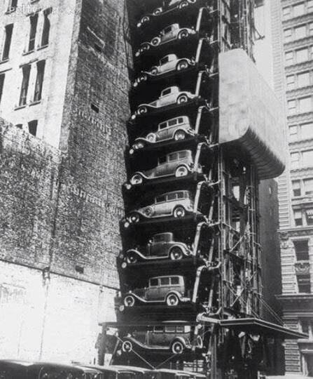 Parcheggio a New York City, 1930