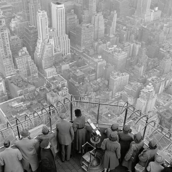 Vista dall'Empire State Building, 1950