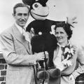 Walt e Lillian Disney con Mickey – 1935
