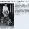 Woman on a shoe bike