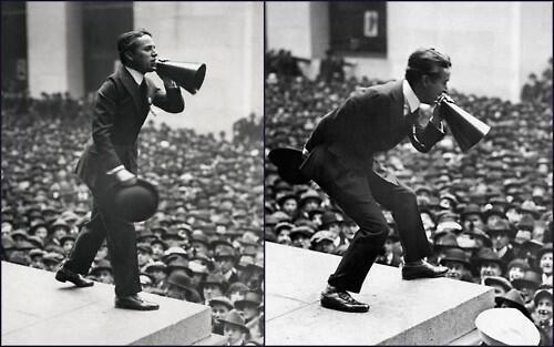Charlie Chaplin, Wall Street, New York, 1918