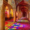 La moschea Nasir al-Mulk in Iran