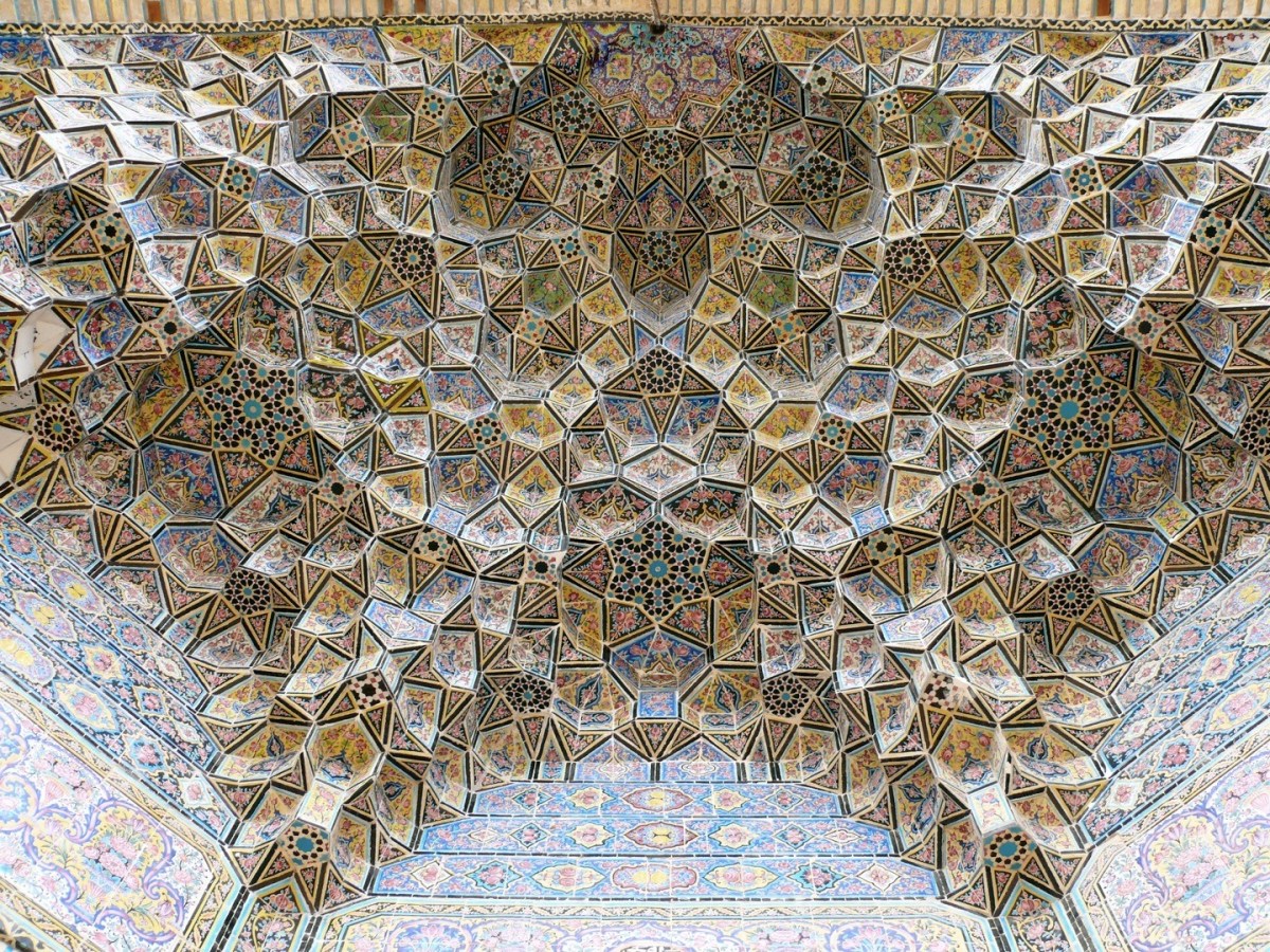 La moschea Nasir al-Mulk in Iran