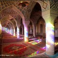 La moschea Nasir al-Mulk in Iran