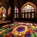 La moschea Nasir al-Mulk in Iran