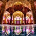 La moschea Nasir al-Mulk in Iran