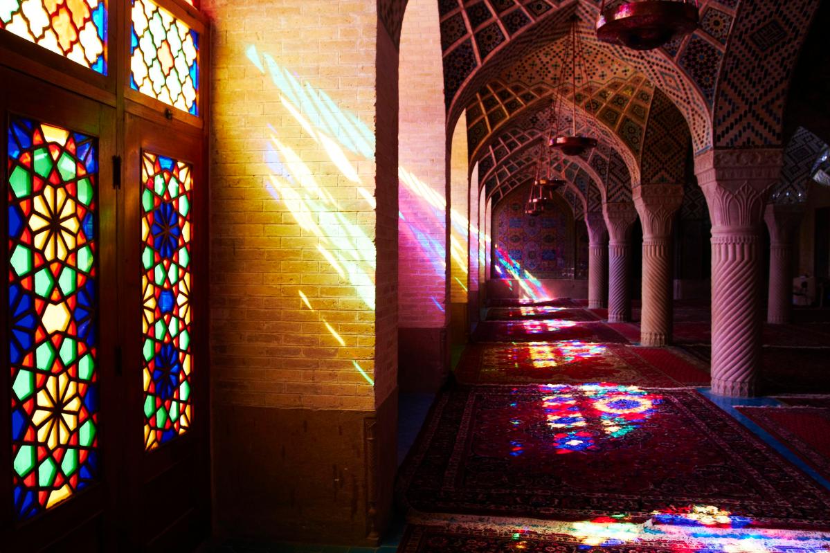 La moschea Nasir al-Mulk in Iran