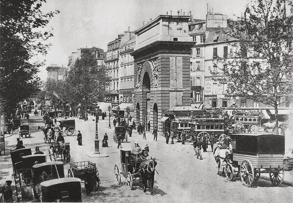 Parigi prima dell'avvento dell'automobile, c. 1895