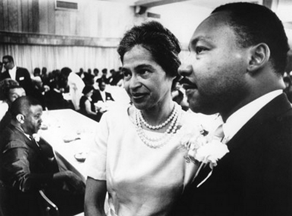 Rosa Parks e Martin Luther King Jr