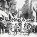 Vercelli 1906, manifestazione di mondine per le otto ore