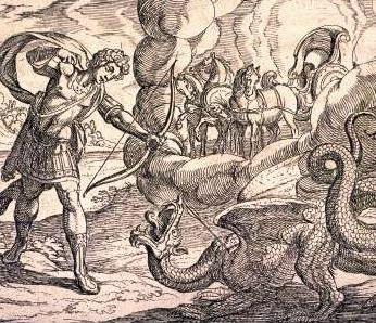 Apollo uccide Pitone