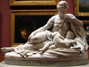 Latona con Apollo e Artemide