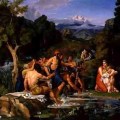 Latona e Zeus, nascita di Apollo e Artemide (Joshua Cristall)
