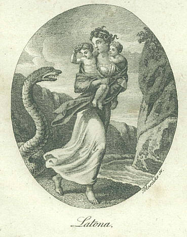Latona scappa da Pitone