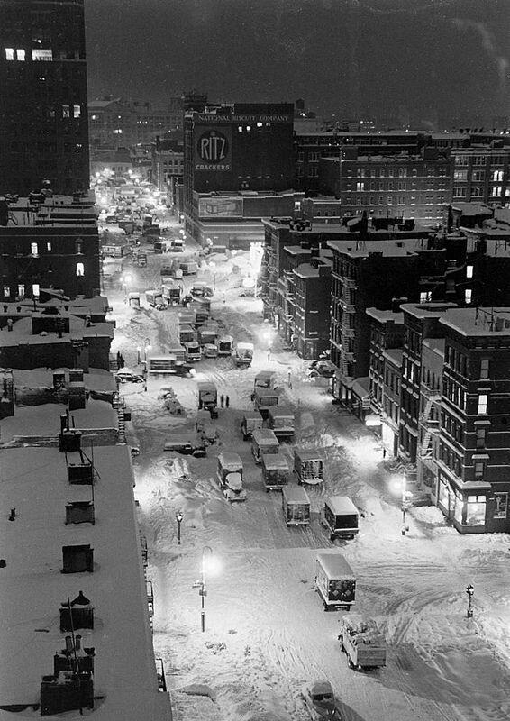 Tempesta di neve a New York, 1947