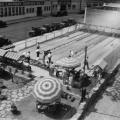 Una pista da bowling all’aperto a Hollywood, California, 1929