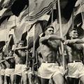 Insegnanti di ginnastica sovietica. Foto di Lev Borodulin, 1956