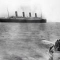 The last known photo of the Titanic, as the ship leaving Queenstown, Ireland on April 12th, 1912