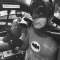 Burt Ward e Adam West fotografati da Yale Joel sul set del film di Batman 1966