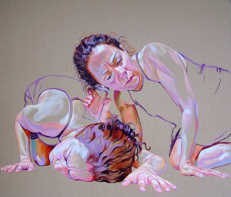 Dipinto dell'artista portoghese Cristina Troufa