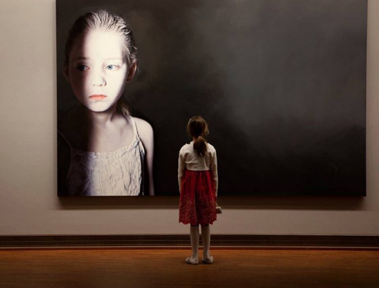 Opera dell'artista austro-irlandese Gottfried Helnwein