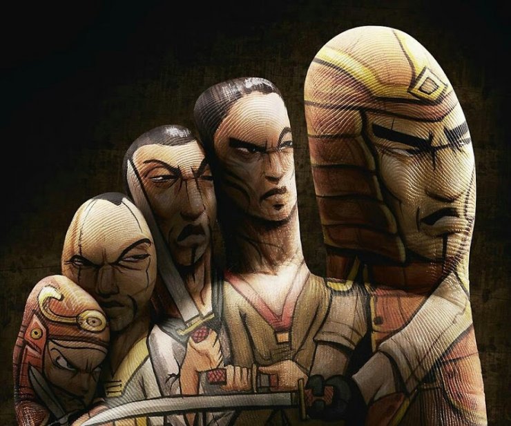 "Le dita samurai" di Autore sconosciuto "Le dita samurai" di Autore sconosciuto